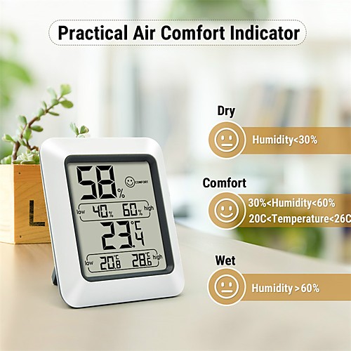 

LITBest Household electronic digital temperature and humidity meter Other measuring instruments -50-300(℃) Cute / Lightweight / Convenient