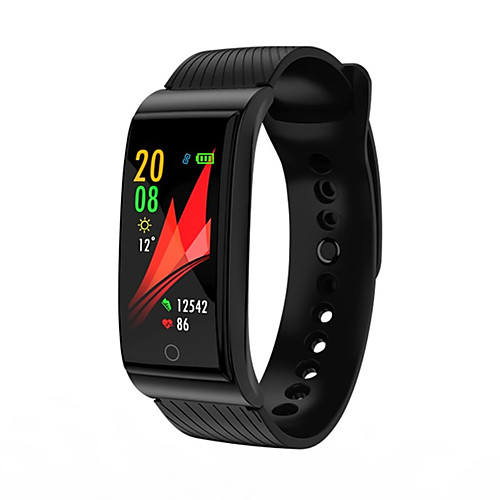 

F4 Unisex Smart Wristbands Bluetooth Heart Rate Monitor Blood Pressure Measurement Calories Burned Long Standby Health Care Stopwatch Pedometer Call Reminder Sleep Tracker Sedentary Reminder