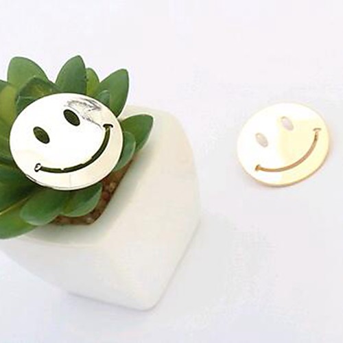 

Brooches Hollow Out Face Simple Brooch Jewelry Gold Silver For Daily Wear