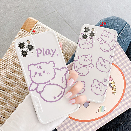 

IMD Design Cartoon Cat TPU for Apple iPhone Case 11 Pro Max X XR XS Max 8 Plus 7 Plus SE(2020) Protection Cover