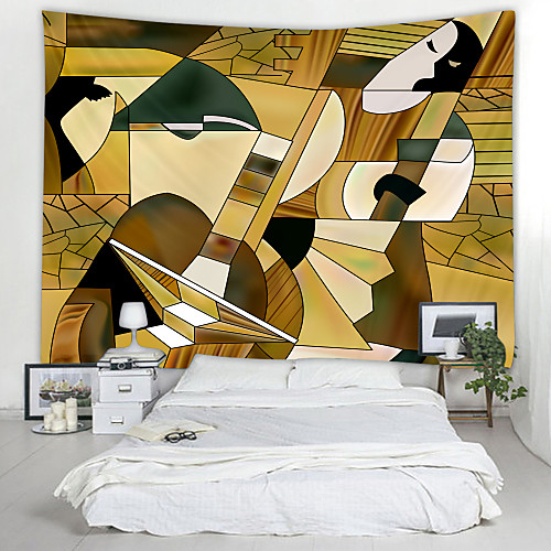 

Oil Painting Style Wall Tapestry Art Decor Blanket Curtain Hanging Home Bedroom Living Room Decoration Abstract Pattern