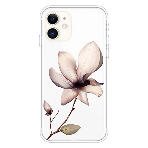 

Case For Apple iPhone 11 11 Pro 11 Pro Max XS XR XS Max 8 Plus 7 Plus 6S Plus 8 7 6 6s SE 5 5S Transparent Pattern Back Cover Lotus Soft TPU