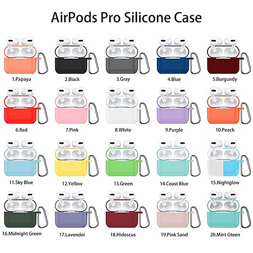 

Earphone Case For AirPods Pro Silicone Dust Plug Headphone Case