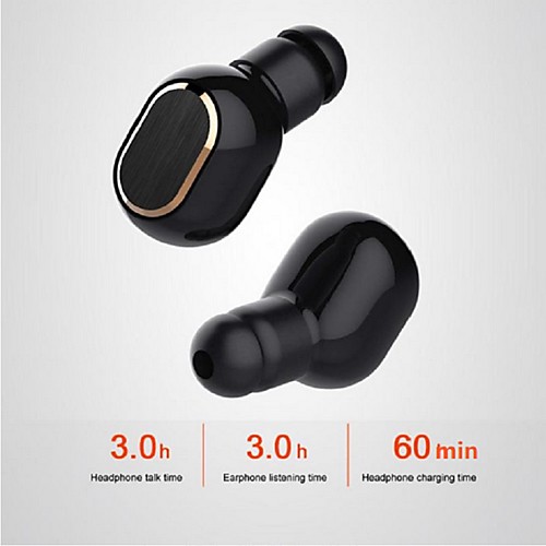 

LITBest K02 TWS True Wireless Earbuds Wireless Bluetooth 5.0 with Microphone HIFI Sweatproof IPX5 Smart Touch Control for Sport Fitness