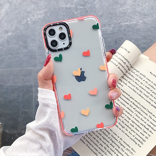 

Case For Apple iPhone 11 / iPhone 11 Pro / iPhone 11 Pro Max Shockproof Back Cover Heart TPU