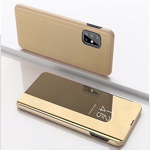 

Case For OPPO Oppo Reno 4 Oppo A72 A52 A92 Shockproof Mirror Full Body Cases Solid Colored PC