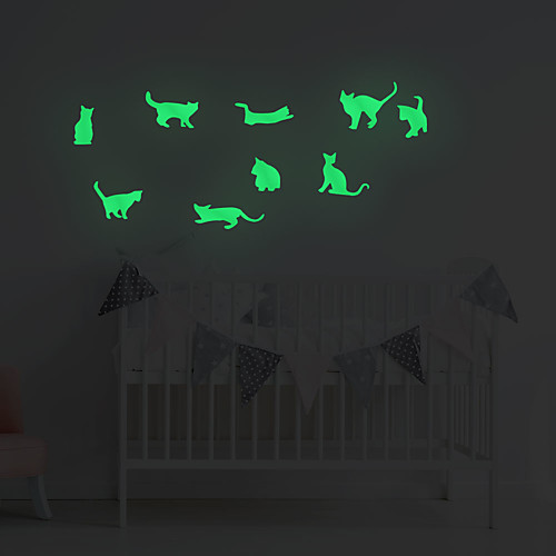 

Luminous Wall Stickers Decorative Wall Stickers, PVC Home Decoration Wall Decal Wall Decoration / Removable 5513CM