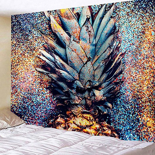 

Home Living Tapestry Wall Hanging Tapestries Wall Blanket Wall Art Wall Decor Starry pineapple Tapestry Wall Decor