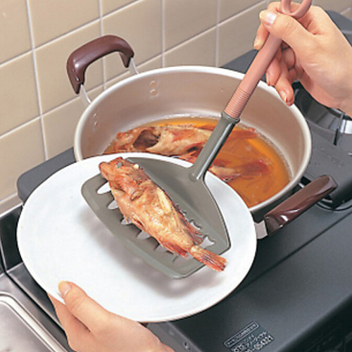 

Practical Fried Special Spoon Fried Shovel Drain Spade Fish Turner Burger Chop Eggs Slotted Spatula Utensil Kitchen Accessories