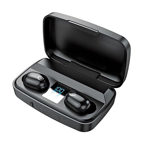 

TWS True Wireless Macaroons Earbuds Voice Assistant Smart Touch Earphone With Large Capcity Charging Box Bluetooth Hi-fi Stereo LED Display Headset Support For Charging your Phone-LITBest A16