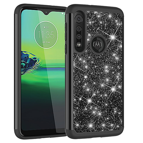 

Case For Motorola MOTO E4 E5 E6 E5Play E6Play G5 G6 G6Play G7 G7Plus G7Play G7Power G8 G8Play Z3 Z3Play One Macro Shockproof Glitter Shine Back Cover Solid Colored Glitter Shine TPU PC