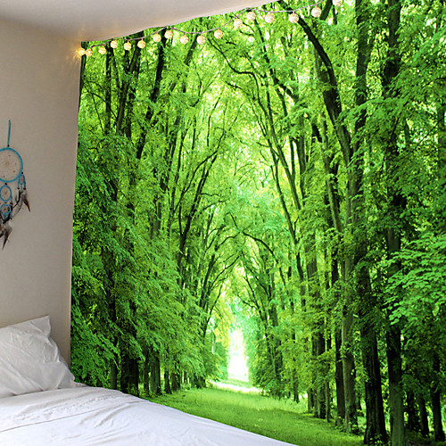 

Wall Tapestry Art Decor Blanket Curtain Picnic Tablecloth Hanging Home Bedroom Living Room Dorm Decoration Forest Tree Nature Landscape
