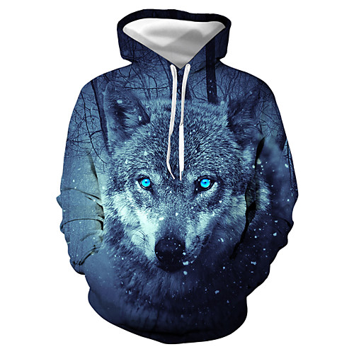 

Men's Hoodie Graphic Hooded Club Basic Casual Hoodies Sweatshirts Blue