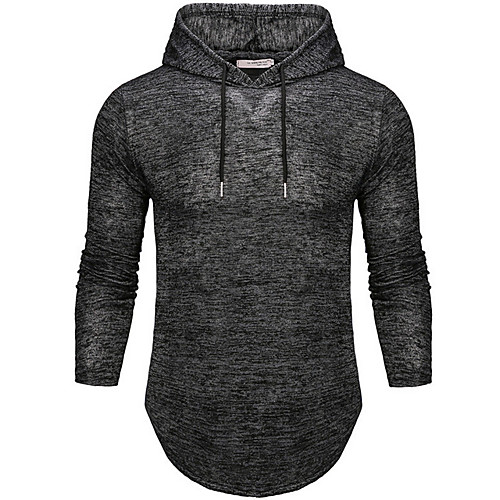 

Men's Hoodie Solid Colored Hooded Basic Hoodies Sweatshirts Blue Wine Gray