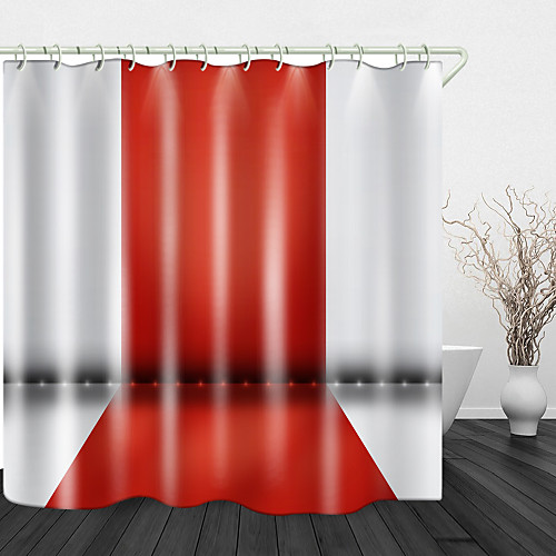 

Fantasy Red Stage Shower Curtains & Hooks Modern Polyester New Design