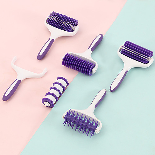 

Plastic Pull Net Pizza Knife Wheel Pasta Lattice Roller Cutter Dough Biscuit Pie Kitchen Baking Tool Accessories
