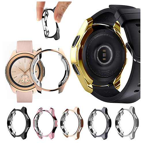 

Electroplated Case for Samsung Galaxy Watch 46mm Soft TPU All-Around Protective Bumper Frame Edges Around for Gear S3