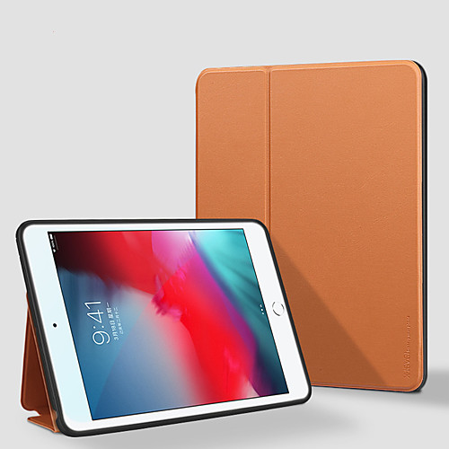 

Case For Apple iPad Mini 4 iPad Mini 5 360 Rotation Shockproof Magnetic Full Body Cases Solid Colored PU Leather TPU
