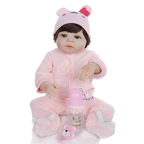 

KEIUMI 22 inch Reborn Doll Baby & Toddler Toy Reborn Toddler Doll Baby Girl Gift Cute Washable Lovely Parent-Child Interaction Full Body Silicone 23D01-C36-H94 with Clothes and Accessories for Girls