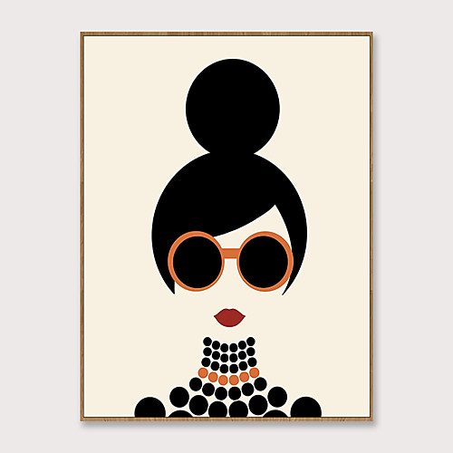 

Wall Art Canvas Prints Painting Artwork Picture Woman Abastract Decoration Décor Stretched Frame Ready to Hang