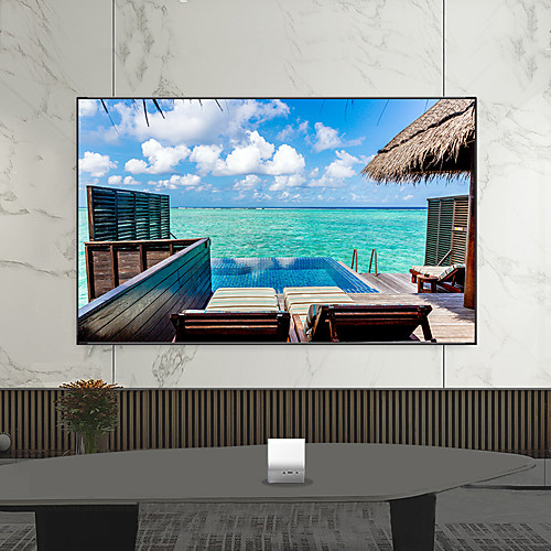 

Projector Simple Curtain Anti-light Screen 60 inch Home Outdoor Office Portable 3D HD Projector Screen