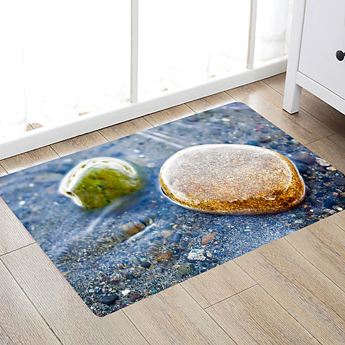 

Shimizu Stone Modern Bath Mats Nonwoven / Memory Foam Novelty Bathroom