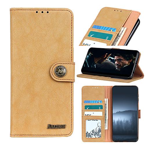 

Case For Samsung Galaxy NOTE 20 NOTE 10 LITE A81 NOTE 10 NOTE 10 Plus Note 9 Card Holder Flip Magnetic Full Body Cases PU Leather TPU retro stitch solid color