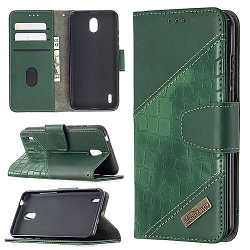 

Case For Nokia 1.3 Nokia 5.3 Nokia 2.3 Wallet Card Holder with Stand Full Body Cases Solid Colored PU Leather