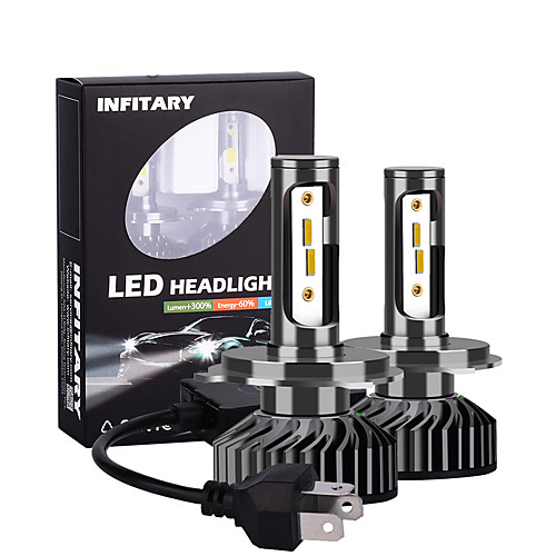 

2pcs Ingitary Canbus Led Car Headlight Bulbs 16000Lm ZES Chips 6500K 4500K 3000K H1 H3 H7 H11 9005 9006 Auto Fog Light