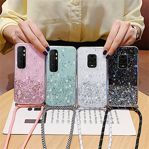 

Sparkle Glitter Strap Cord Chain Phone Necklace Lanyard Case For Huawei Honor 30 30Pro 20 20Pro Mate 30 20Pro P40 P30Pro p20 Nova 7 7Pro 6SE 5 5iPro Y5P Y6P Y7P