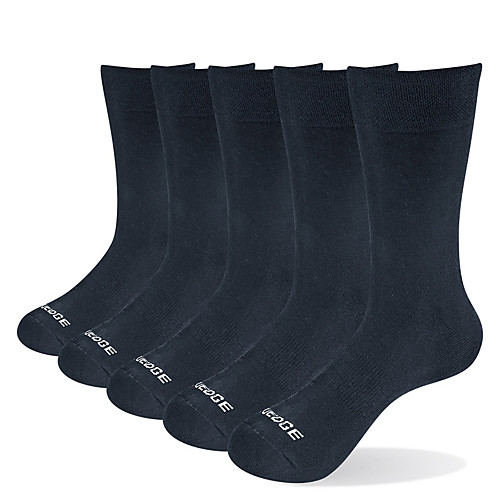 

Running Socks 5 Pairs Socks Breathable Sweat wicking Comfortable Non-slipping Gym Workout Basketball Running Active Training Jogging Sports Solid Colored Letter & Number Cotton Black Blue Brown