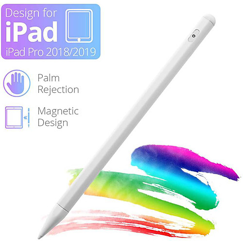 

Stylus Pen for iPad Pencil with Palm Rejection Active Pencil with Magnetic Design Compatible with Apple iPad 8th 7th 6th Gen/iPad Pro 3rd Gen/iPad Mini 5 Gen/iPad Air 3 Gen Rechargeable Digital Pencil