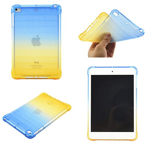 

Case For Apple iPad Mini 3 2 1 iPad Mini 4 iPad Mini 5 360 Rotation Shockproof Back Cover Color Gradient TPU