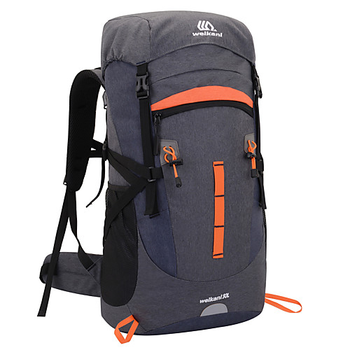 

50 L Hiking Backpack Rucksack Military Tactical Backpack Breathability Wearable Outdoor Hunting Hiking Camping Oxford Army Green Blue Dark Gray
