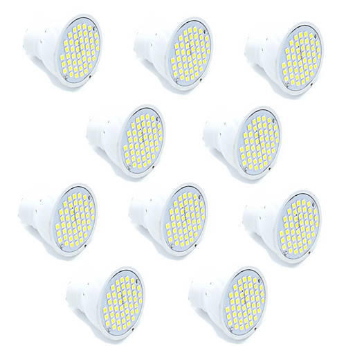 

10pcs Lampada LED Bulb MR16 GU10 Bombillas LED Lamp 220V 240V 2835 SMD 48 LED Spotlight Indoor Lightint