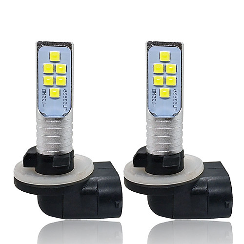 

OTOLAMPARA 2pcs 880 / 881 Car Light Bulbs 12 W SMD 3535 1400 lm 12 LED Fog Lights For universal All Models 2018 / 2017 / 2019