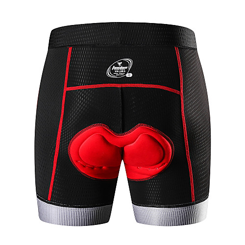 

TESDEN Men's Cycling Under Shorts Cycling Shorts Winter Bike Underwear Shorts Padded Shorts / Chamois Bottoms Breathable Quick Dry Sports Black / Red / Black / Black / Blue Mountain Bike MTB Road