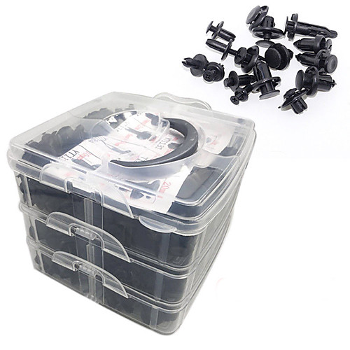 

620pcs Bumper Retainer Clips Car Plastic Rivets Fasteners Push Retainer Kit Most Popular Sizes Auto Push Pin Rivets Set -Door Trim Panel Fender Clips for GM Ford Toyota Honda Chrysle