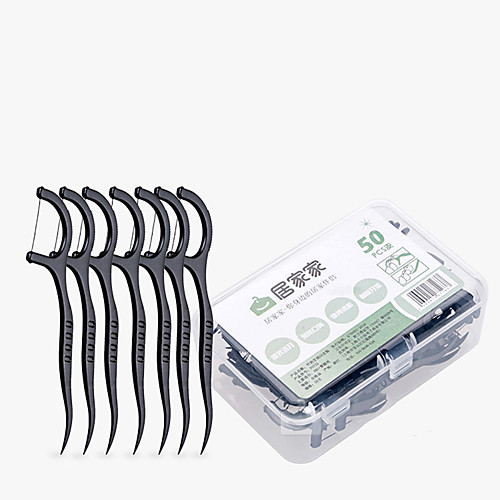 

Dental Floss Combo Pac Bow-shaped Fine Dental Floss Cleaning Line Oral Care Pick Teeth Flat Plastic Stick Boxed