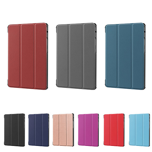 

Compatible with Huawei MatePad matepad T8 Shockproof Flip Full Body Cases Solid Colored