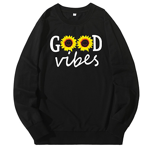 

Women's Pullover Sweatshirt Graphic Daily Casual Hoodies Sweatshirts Blue Yellow Blushing Pink