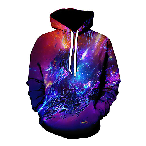 

Men's Hoodie Graphic Hooded Daily Basic Hoodies Sweatshirts Purple