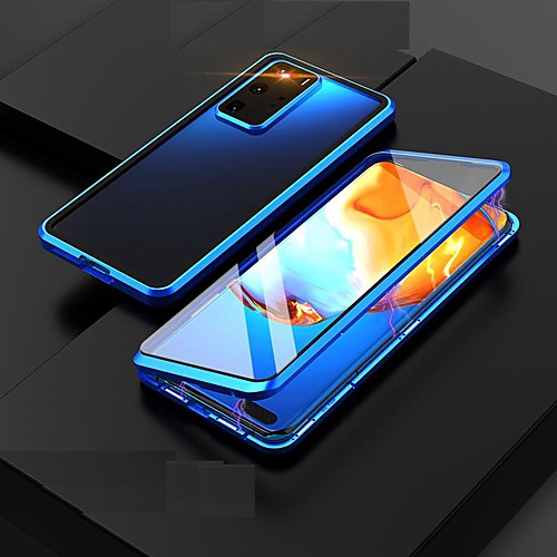 

Magnetic Case For Samsung Galaxy S21 Plus/S21 Ultra/S21 360-degree Double Sided Metal Tempered Glass Cases Camera Lens Protective Case for Samsung Galaxy M31 S20 Ultra Note 20