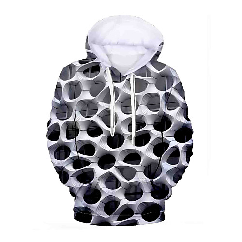 

Men's Hoodie Graphic Hooded Daily Basic Hoodies Sweatshirts White