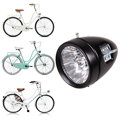 

Outdoor Bicycle Headlights Bike Lights Mountain Bike Retro Vintage Classic Headlights 3 LED Riding Lights Front Lights 2 Modes Night Riding Equipment Waterproof 160 Viewing Angle