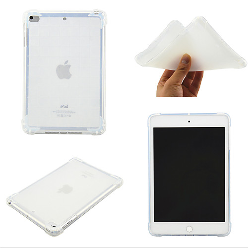 

Case For Apple iPad Mini 3 2 1 iPad Mini 4 iPad Mini 5 360 Rotation Shockproof Back Cover Transparent Solid Colored TPU