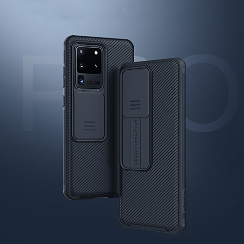 

Case For Samsung Galaxy Note 20 Note 20Ultra S20 S20Ultra S20Plus Camera Slide Cover Protective Lens Phone Case A51 A71 Anti-drop Anti-slip Back Cover