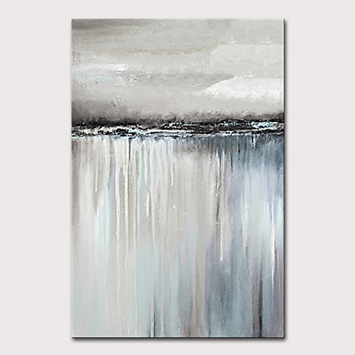 

Oil Painting Hand Painted Vertical Abstract Pop Art Modern Rolled Canvas (No Frame)