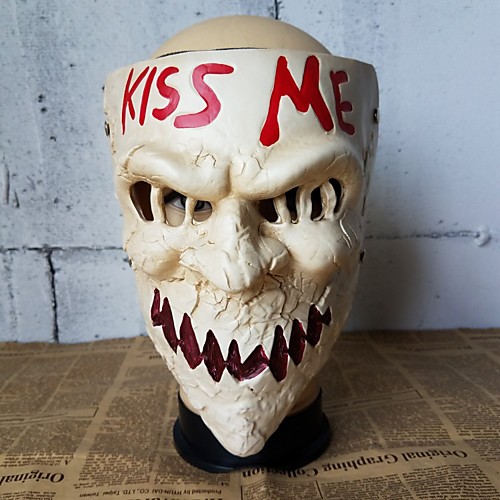 

Mask Scary Costume Inspired by White Light Brown Steampunk Halloween Halloween Teen Adults' Women's Men's