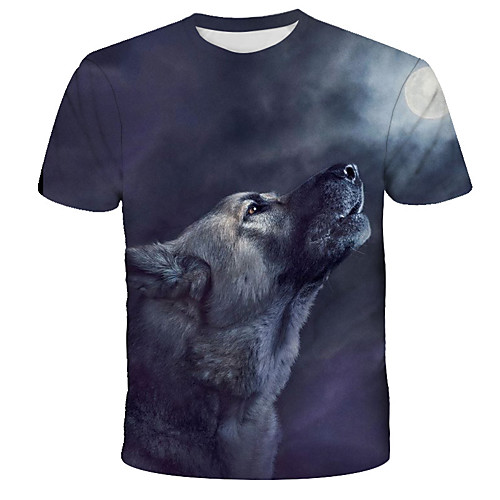 

Men's T shirt Graphic Print Short Sleeve Daily Tops Streetwear Exaggerated Black